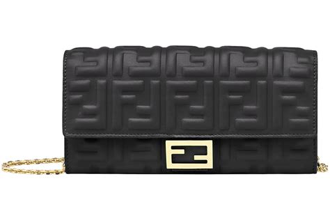 fendi studded leather wallet|fendi nappa wallet.